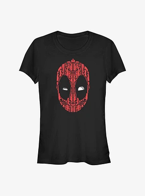 Marvel Deadpool Silhouette Girls T-Shirt