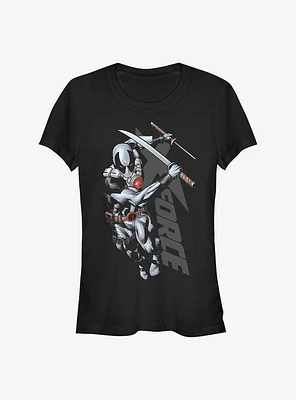 Marvel Deadpool Team Force Girls T-Shirt