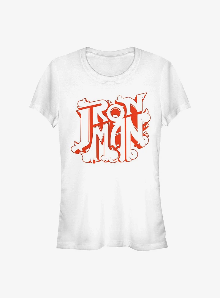 Marvel Iron Man Decor Logo Girls T-Shirt