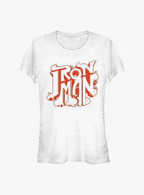 Marvel Iron Man Decor Logo Girls T-Shirt
