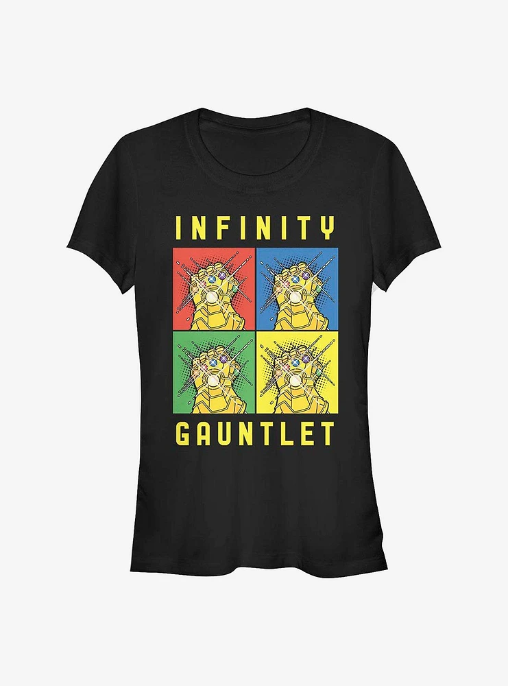 Marvel Avengers Warhol Gauntlet Girls T-Shirt