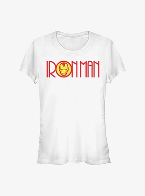 Marvel Iron Man Retro Logo Girls T-Shirt