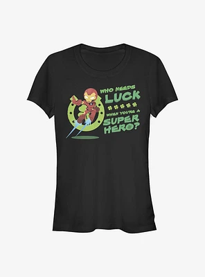 Marvel Iron Man Super Luck Girls T-Shirt