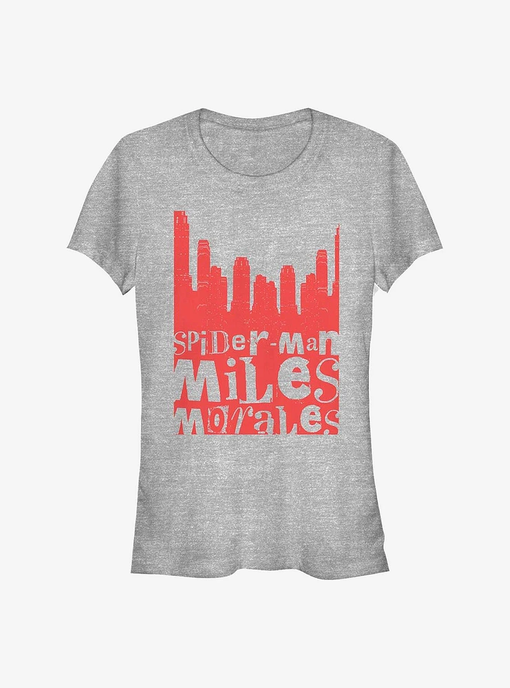 Marvel Spider-Man Miles City Girls T-Shirt