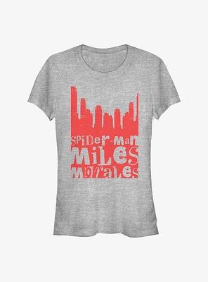 Marvel Spider-Man Miles City Girls T-Shirt