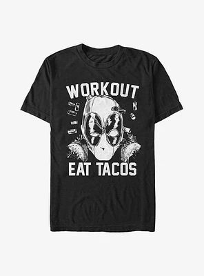 Marvel Deadpool Workout Tacos T-Shirt