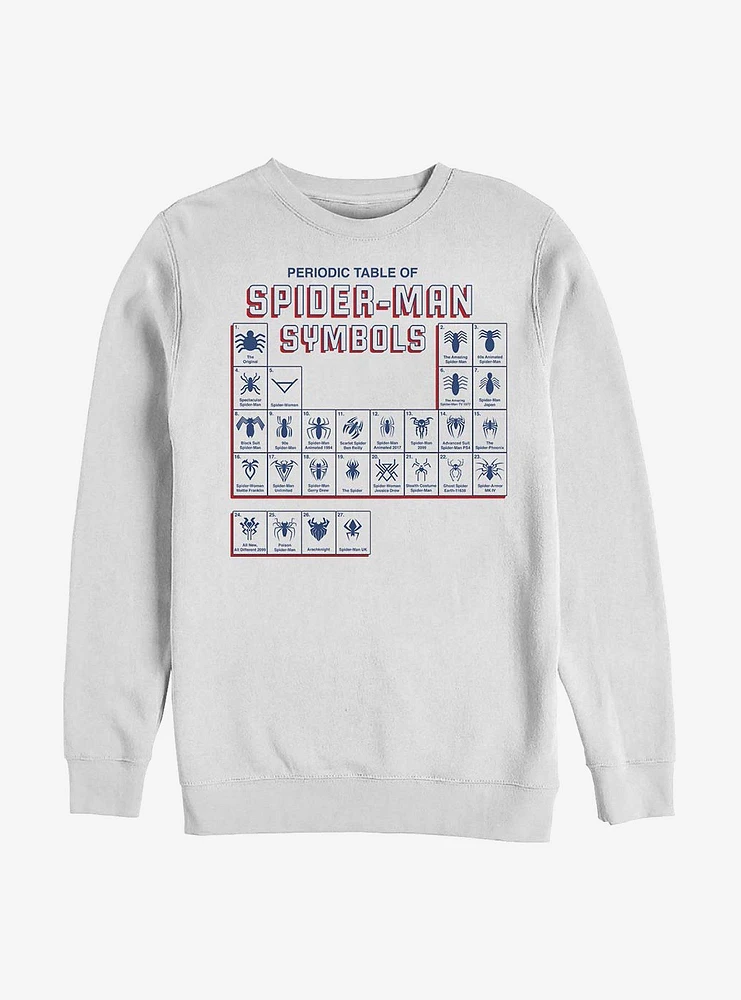 Marvel Spider-Man Spider Icons Crew Sweatshirt