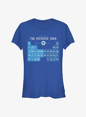 Marvel Fantastic Four Periodic FF Girls T-Shirt