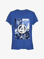 Marvel Fantastic Four Straight Boxes Girls T-Shirt