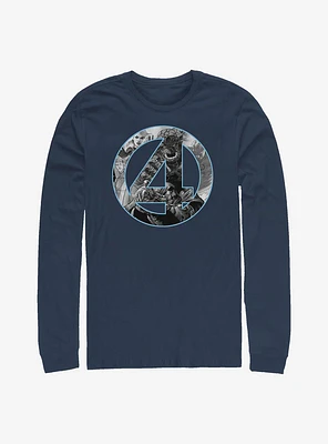 Marvel Fantastic Four Badge Long-Sleeve T-Shirt