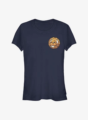 Marvel Fantastic Four Thing Logo Girls T-Shirt