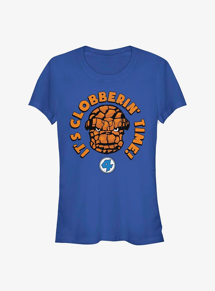 Marvel Fantastic Four Thing Smash Girls T-Shirt