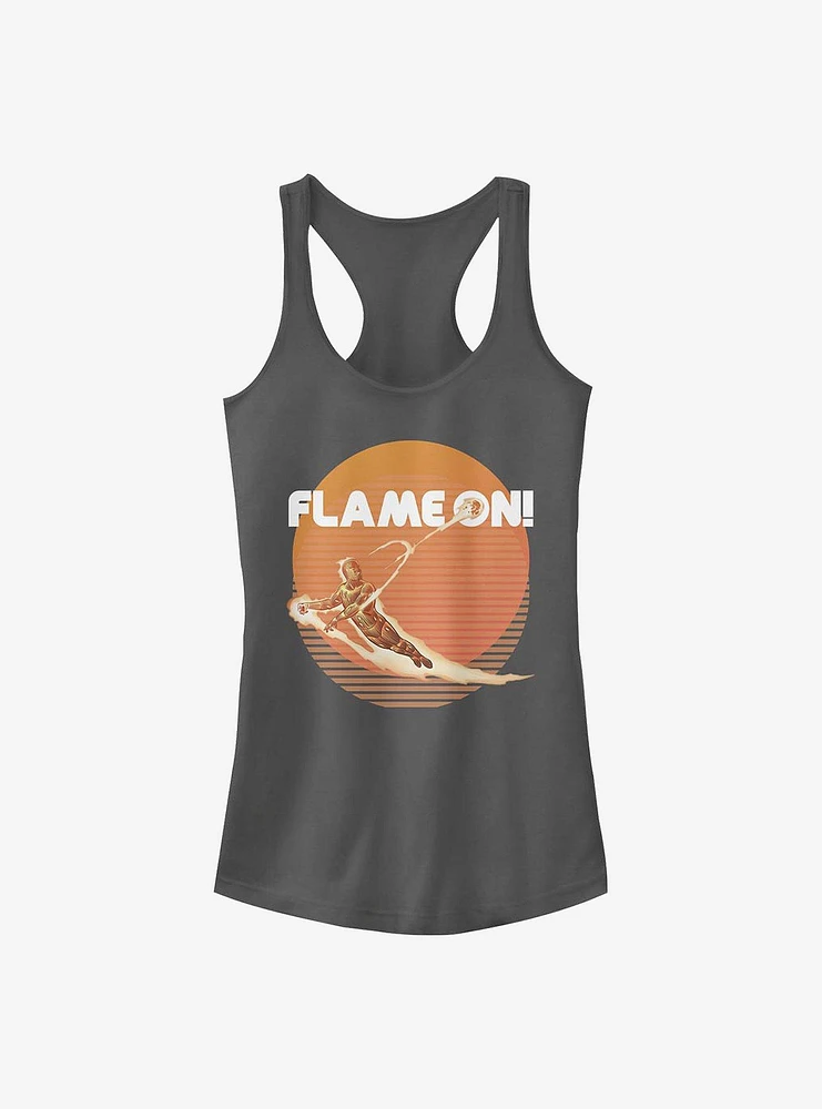 Marvel Fantastic Four Retro Flame Girls Tank