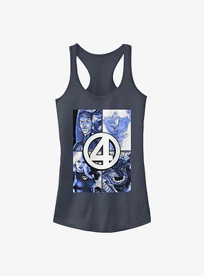 Marvel Fantastic Four Straight Boxes Girls Tank