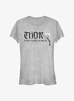 Marvel Thor Power Hammer Girls T-Shirt