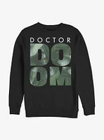 Marvel Fantastic Four Doctor Doom Fill Crew Sweatshirt