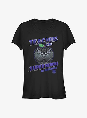 Marvel Black Panther Teachers Are Superheroes Girls T-Shirt