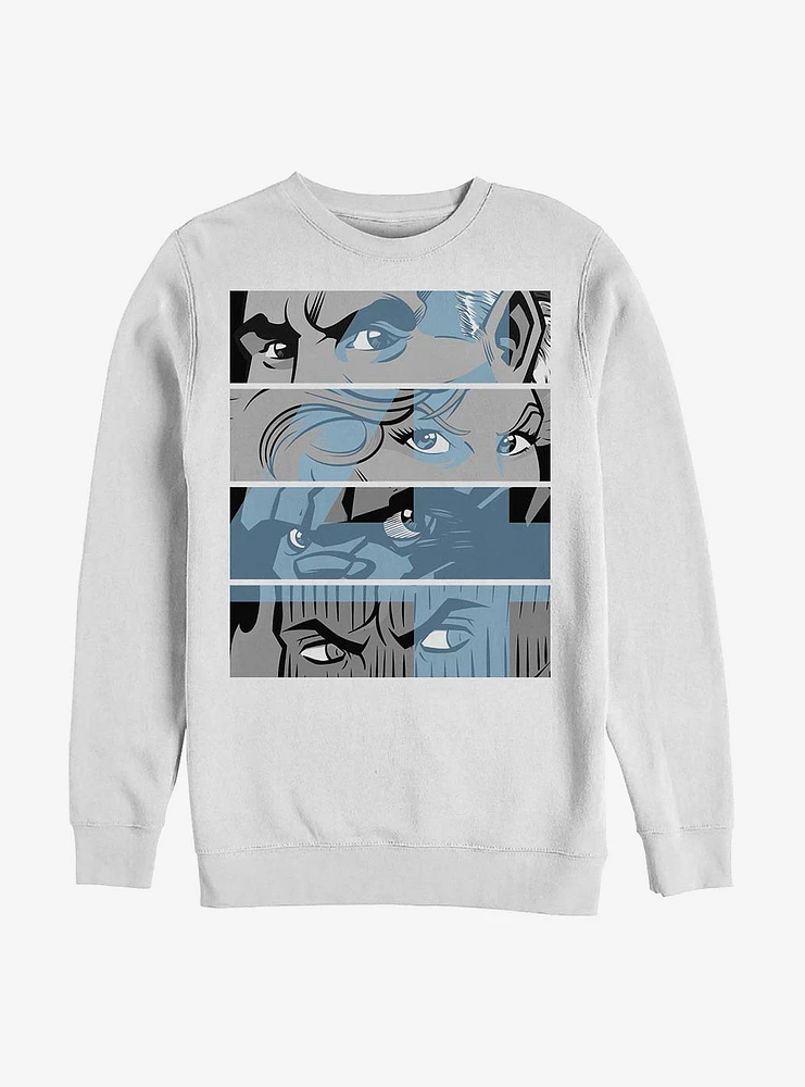 Marvel Fantastic Four Blue Eyes Crew Sweatshirt