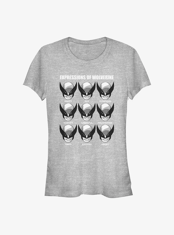 Marvel Wolverine Expressions Of Girls T-Shirt