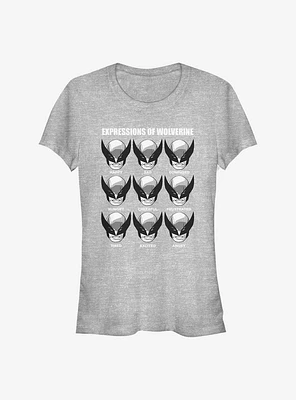 Marvel Wolverine Expressions Of Girls T-Shirt