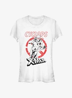 Marvel X-Men Cyclops Red White Black Girls T-Shirt