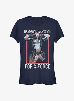 Marvel Deadpool Recruiter Girls T-Shirt