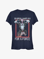 Marvel Deadpool Recruiter Girls T-Shirt