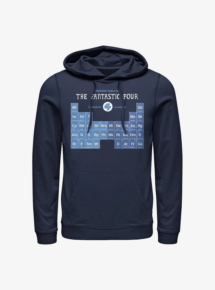 Marvel Fantastic Four Periodic FF Hoodie