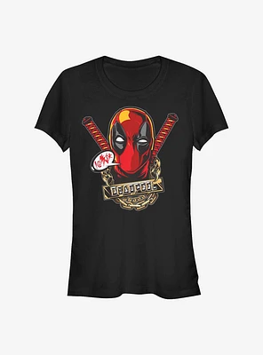 Marvel Deadpool Gold Girls T-Shirt