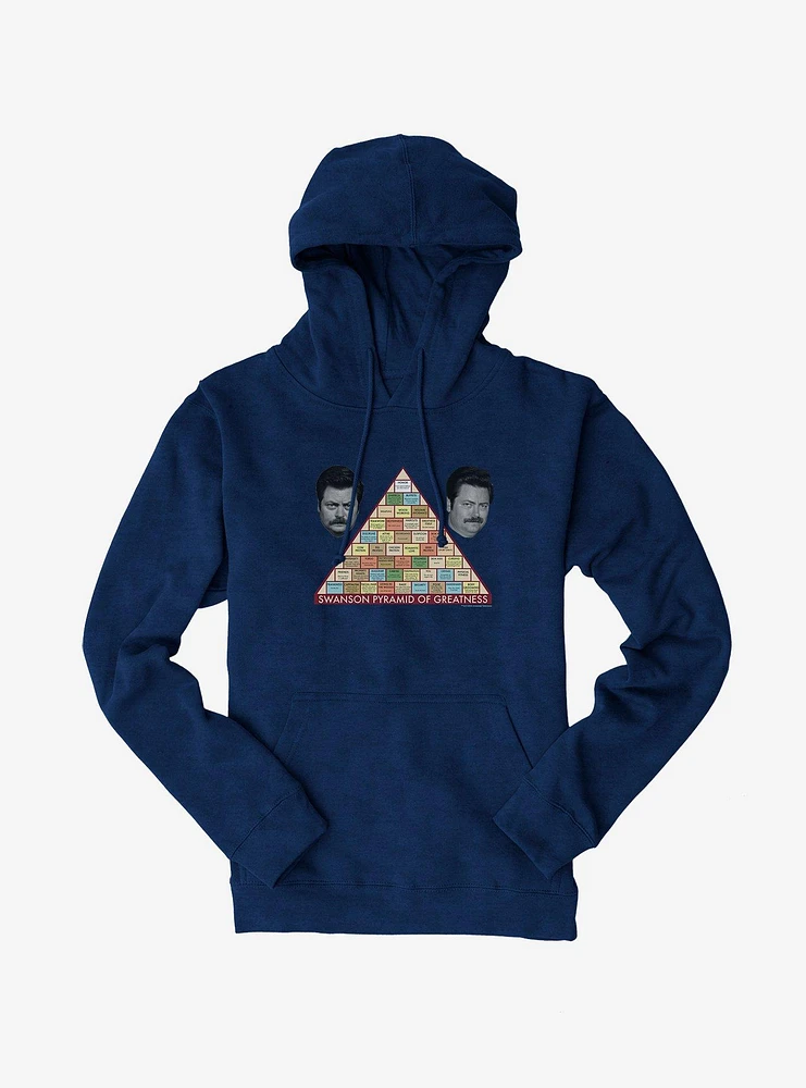 Parks And Recreation Swanson Pyramid Of Greatness Hoodie