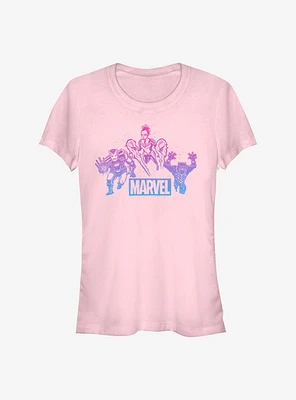 Marvel Avengers Gradient Group Girls T-Shirt