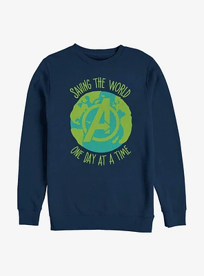 Marvel Avengers World Time Crew Sweatshirt
