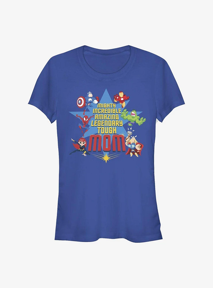 Marvel Avengers Mom Cute Listed Girls T-Shirt