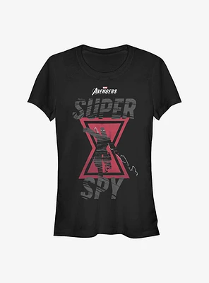 Marvel Black Widow Super Spy Girls T-Shirt