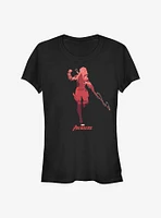 Marvel Black Widow Scene Girls T-Shirt