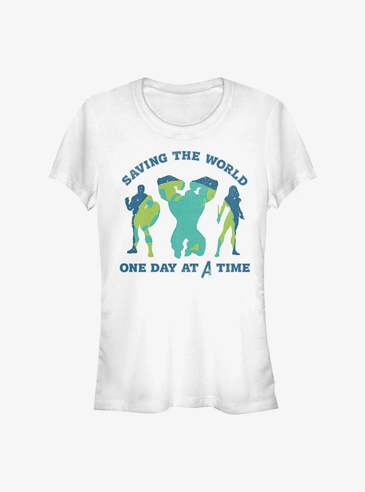 Marvel Avengers Team Earth Day Girls T-Shirt