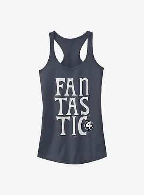 Marvel Fantastic Four Words Girls Tank