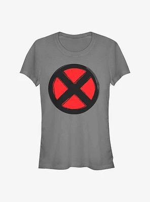 Marvel Deadpool Woodcut X-Men Girls T-Shirt