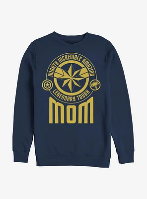 Marvel Avengers Mom Tonal Badges Crew Sweatshirt