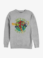 Marvel Avengers Saving The World Crew Sweatshirt