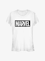 Marvel Logo Cut Girls T-Shirt