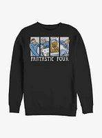 Marvel Fantastic Four Comic Crew Sweatshirt