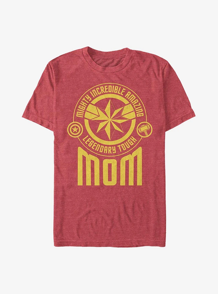 Marvel Avengers Mom Tonal Badges T-Shirt