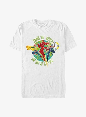 Marvel Avengers Saving The World T-Shirt