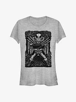 Marvel Wolverine Stencil Girls T-Shirt