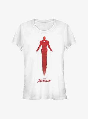 Marvel Iron Man Silhouette Girls T-Shirt