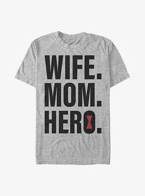 Marvel Black Widow Wife Mom T-Shirt