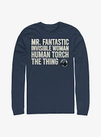 Marvel Fantastic Four Stack Long-Sleeve T-Shirt