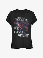 Marvel Spider-Man Miles Morales Don't Give Up Girls T-Shirt