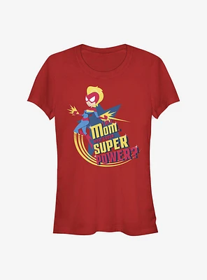 Marvel Captain Super Power Mom Girls T-Shirt